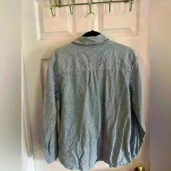 Vintage Casey And Max Button Down Shirt Women’s Medium Embroidered Fall Leaves - Picture 6 of 7